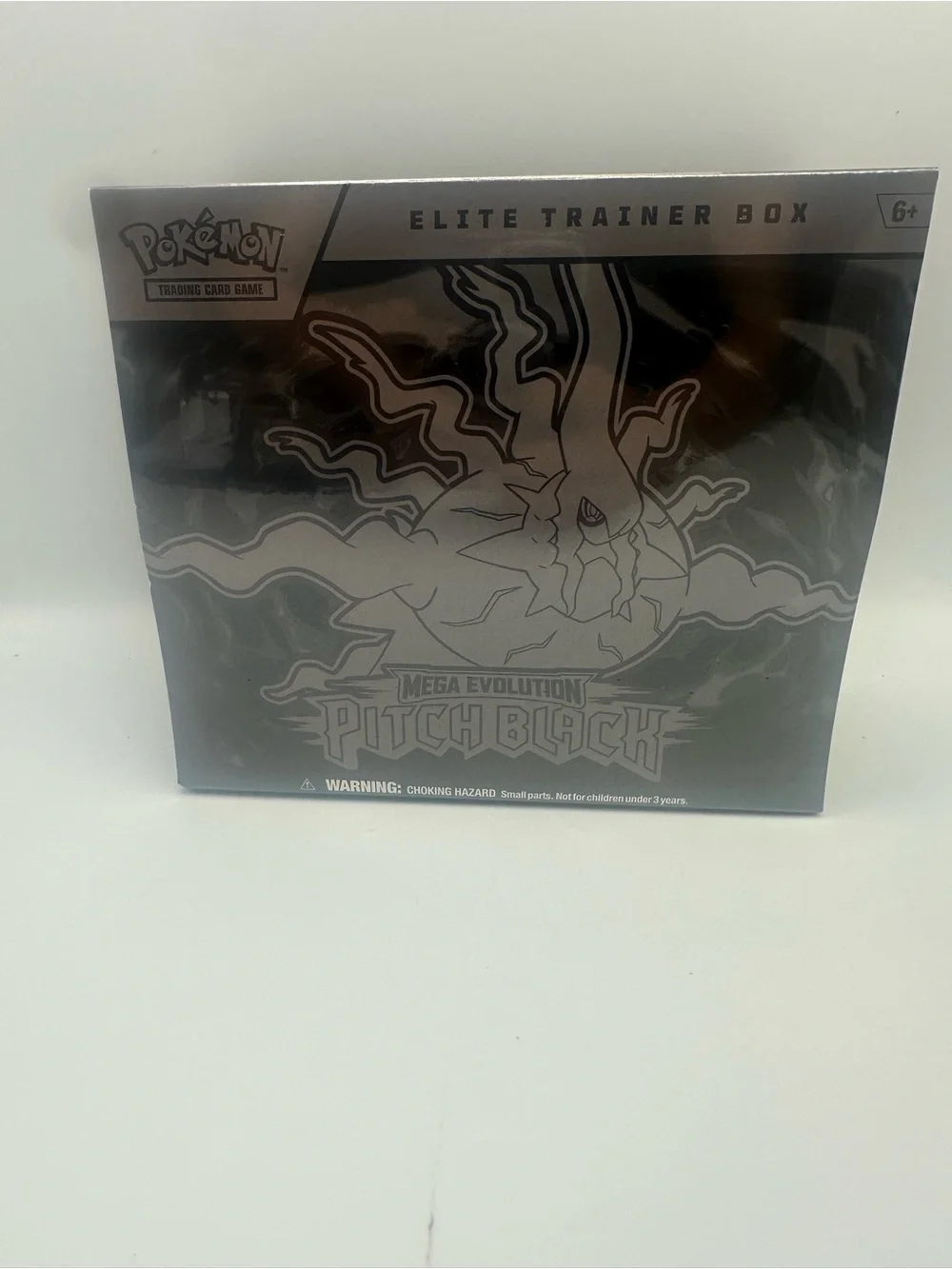 Pokemon Elite Trainer Box Mega Evolution Pitch Black - Black and Silver